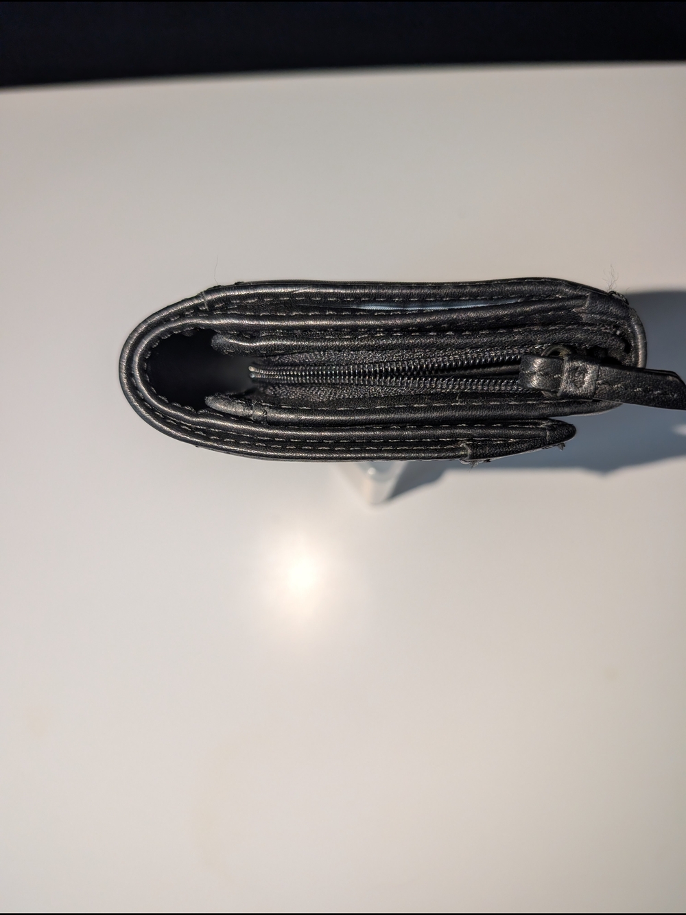 Coach Vintage Soho Black Leather Compact Wallet - Picture 4 of 11